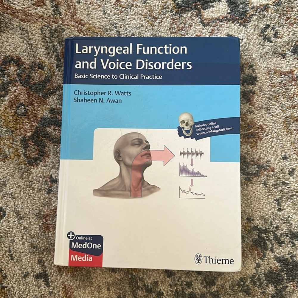 laryngeal function and voice disorders textbook